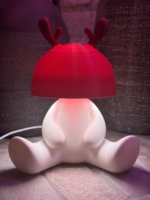 Cute Deer Table Lamp for Kids Bedroom | Cartoon Animal Night Lamp | Decorative Bedside Lamp for Nursery Room Home Decor