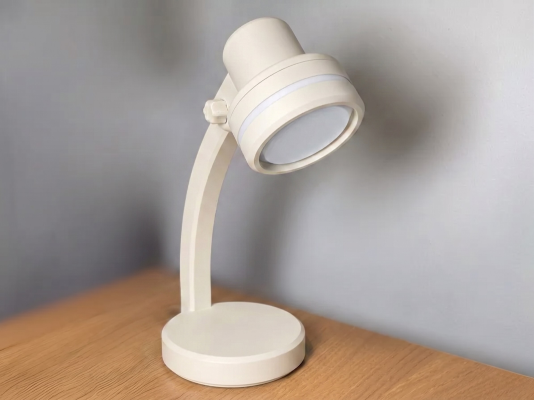 Modern Adjustable Desk Lamp for Study Table | Minimalist LED Reading Lamp | Decorative Table Light for Home Office Bedroom