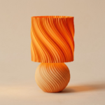 Modern 3D Printed Spiral Table Lamp for Bedroom Living Room Office Decor – Minimalist Wavy Bedside Night Lamp – Contemporary Decorative Desk Light for Home Gifting and Interior Decoration - Image 3