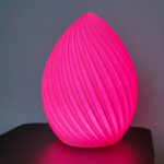 Modern Spiral Egg Shape Table Lamp LED Night Light for Bedroom Living Room Bedside Desk Decorative Ambient Lamp Minimalist Home Decor Gift - Image 4