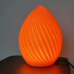 Modern Spiral Egg Shape Table Lamp LED Night Light for Bedroom Living Room Bedside Desk Decorative Ambient Lamp Minimalist Home Decor Gift - Image 5