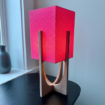 Modern Minimalist Table Lamp for Bedroom Living Room Office Desk Decor Light Decorative Bedside Lamp with Textured Shade and Contemporary Stand Design for Home Office Café Gifting - Image 5