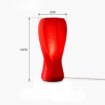 Modern Spiral Table Lamp  LED Night Light for Bedroom Living Room Office Desk Decor 3D Printed Minimalist Bedside Lamp Decorative Ambient Lighting Gift for Home and Workspace - Image 2