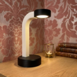 Modern Minimalist LED Table Lamp for Bedroom Study Office Desk Decor, Night Lamp for Home Office Cafe Hotel, Compact Decorative Desk Light Gift for Students Professionals
