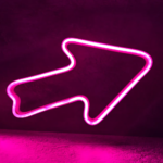 Modern LED Neon Arrow Light for Wall Decor Direction Sign Aesthetic Room Decoration USB Powered Neon Lamp for Home Cafe Studio Gaming Setup Office Bar Party Gift - Image 2