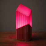 Modern Geometric Table Lamp for Bedroom Living Room | 3D Printed Decorative Night Lamp | Minimalist Ambient Desk Light for Home Office Decor