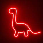 Neon Dino LED Sign for Kids Room Bedroom Gaming Setup Dinosaur Neon Wall Light Blue LED Decorative Lamp for Home Cafe Nursery Decor Gift - Image 2