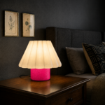 ZELLY Lamp Modern Designer Table Lamp for Bedroom Living Room Bedside Decor Warm White Ambient Light Premium Minimal Night Lamp for Home Office Cafe Gift Item - Image 5